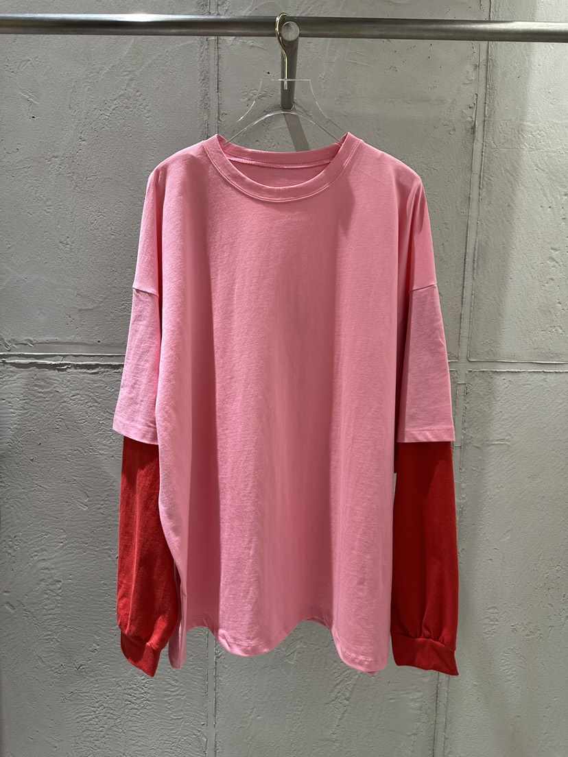 UNICO-p東大門代購女士新款真品26春夏時尚長袖T恤假兩件UNICO長袖T恤