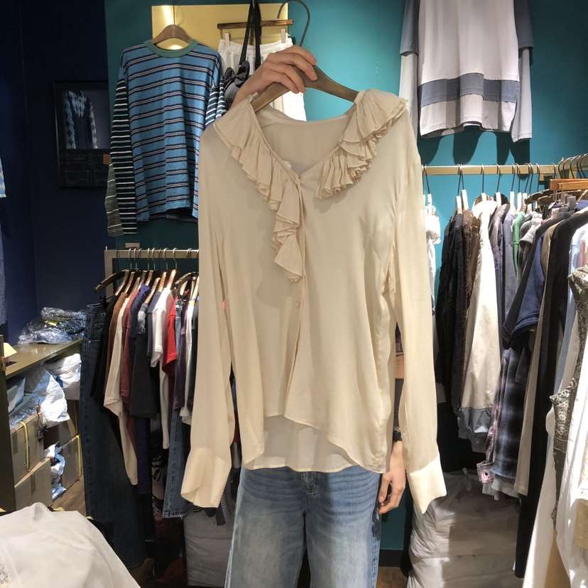 MERCI LINDA東大門直郵女裝新款職業26春夏人氣襯衫蕾絲衫MERCI LINDA襯衫/蕾絲衫