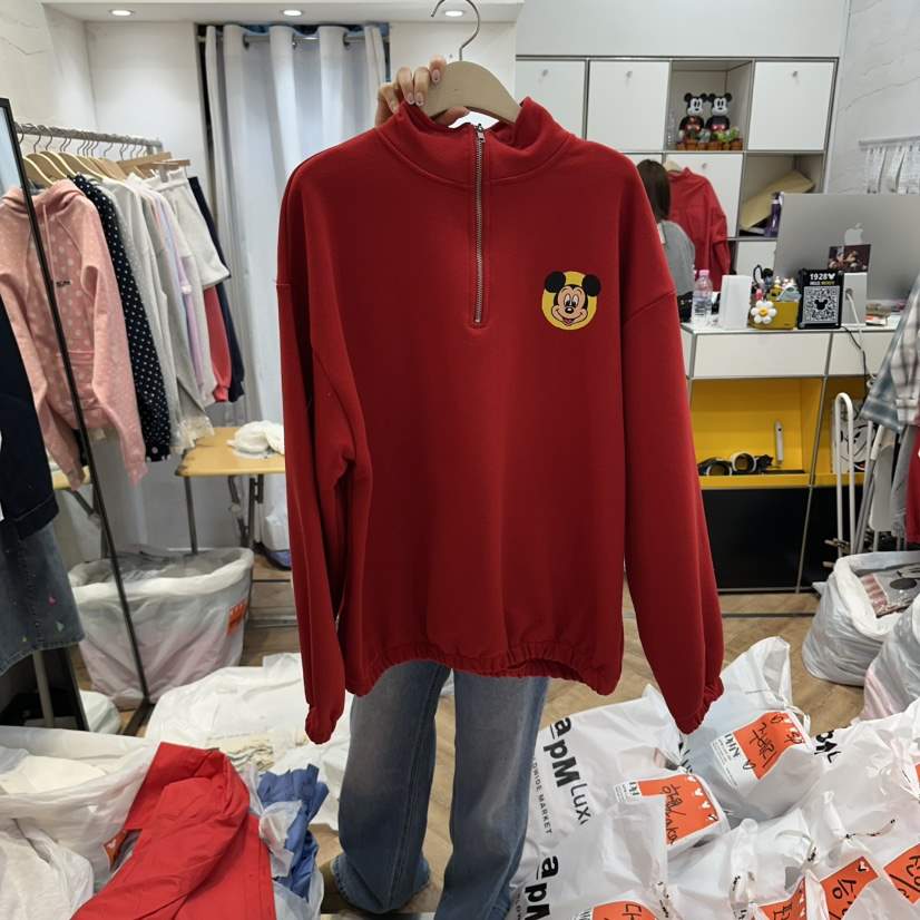 DE LINE韓國直郵女裝新品熱賣時尚人氣26春夏休閑推薦衛衣DE LINE衛衣