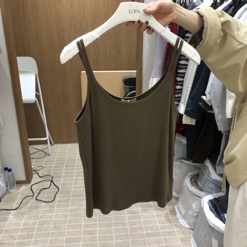 LOFN韓國直郵女裝新品26春夏時尚職業人氣吊帶背心不含內搭LOFN吊帶/背心