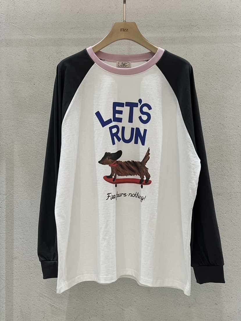 FIZZ東大門直郵女士新品休閑人氣職業26春夏時尚推薦長袖T恤FIZZ長袖T恤