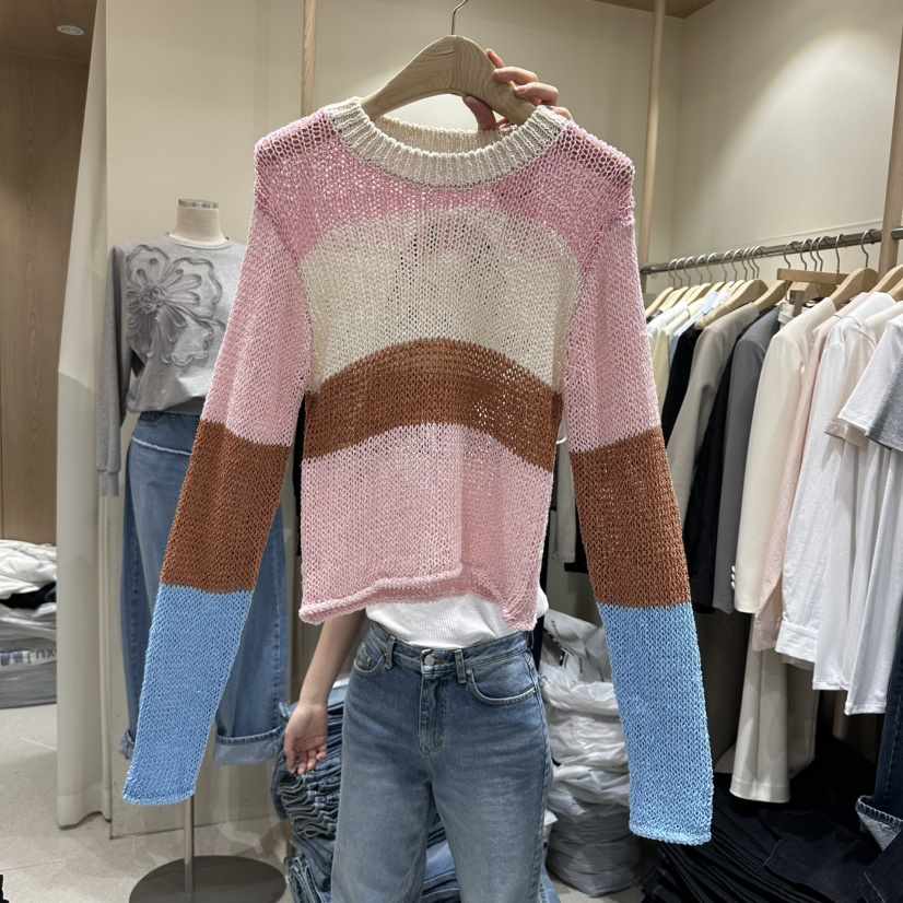 VINTAGE VIBE東大門代購女士新品人氣26春夏休閑時尚針織衫VINTAGE VIBE針織衫