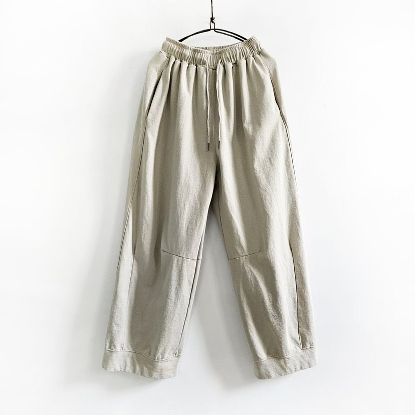 PUCO東大門直郵女士新款推薦職業真品26春夏休閑褲斜紋布褶裥PUCO休閑褲