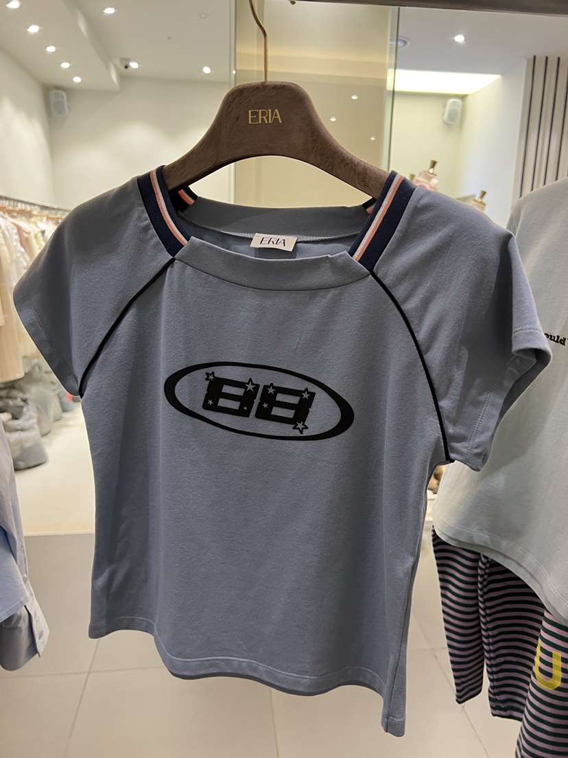 HUE/ERIA東大門代購女士新款26春夏熱賣職業真品推薦T恤HUE/ERIAT恤