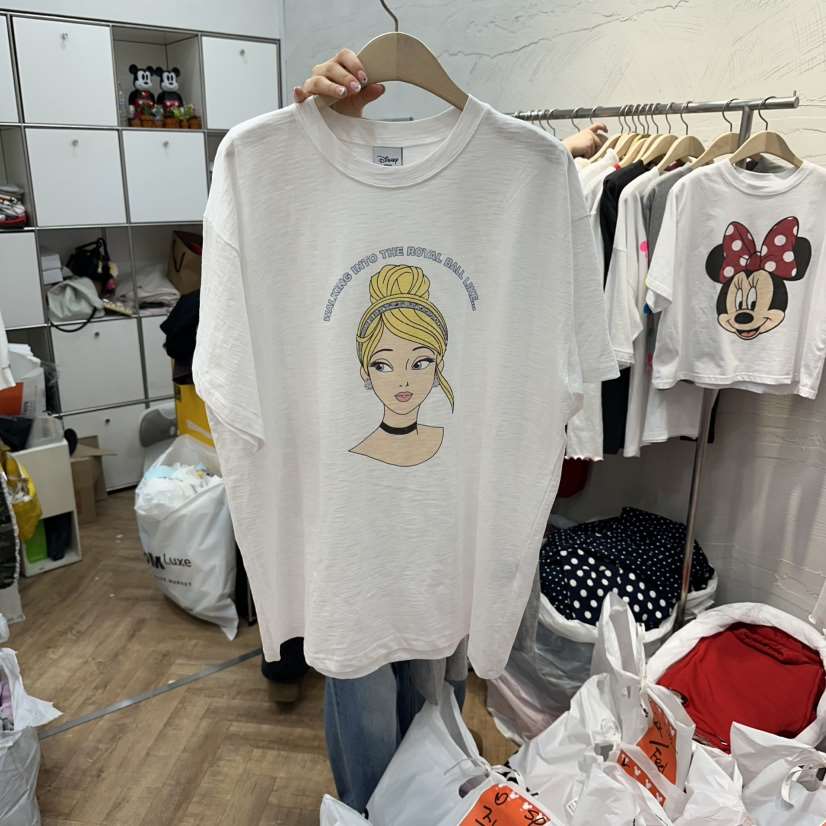 DE LINE東大門實拍女裝新款人氣26春夏職業時尚休閑推薦T恤DE LINET恤