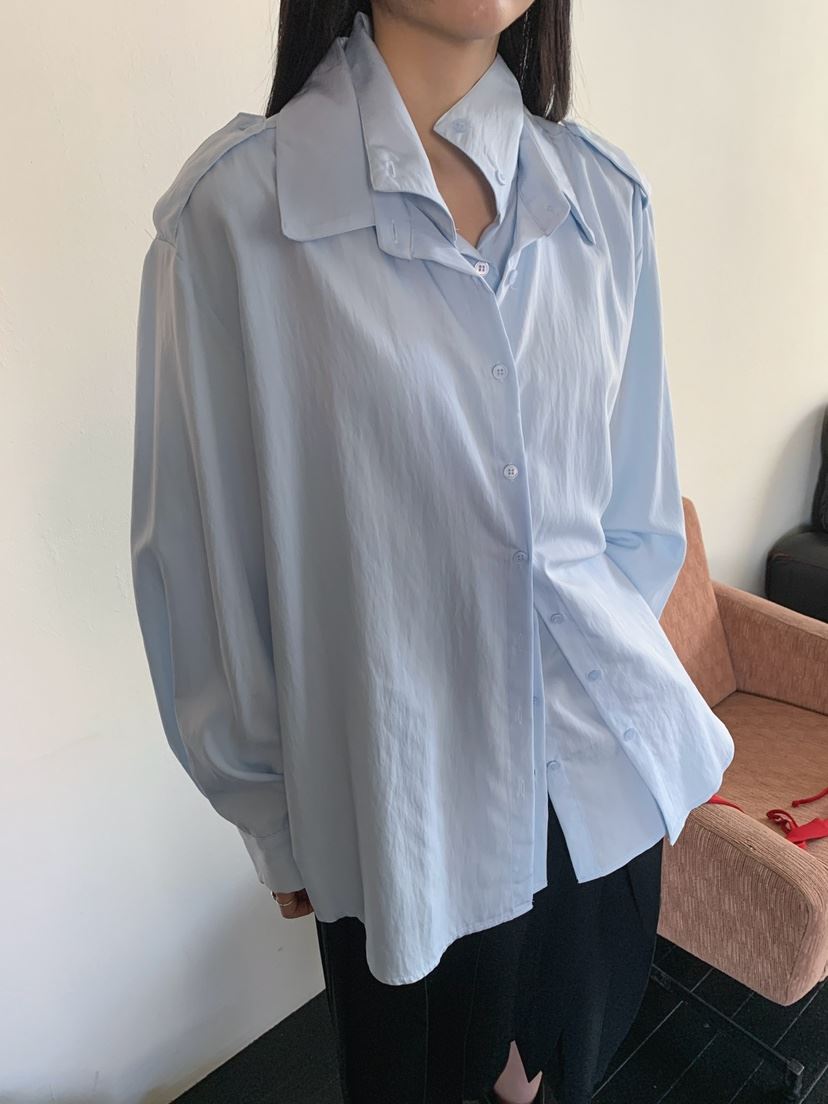 JKICHI東大門代購女士新款休閑人氣職業襯衫蕾絲衫不含吊帶JKICHI襯衫/蕾絲衫