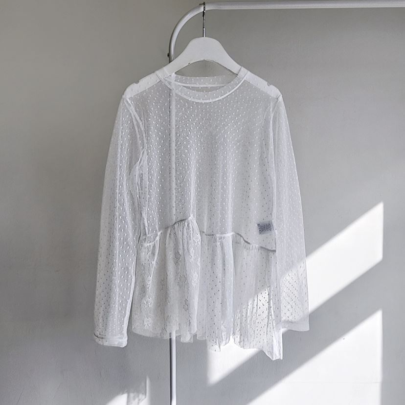 LA BLOOM韓國代購女士新款休閑推薦熱賣人氣真品襯衫蕾絲衫La Bloom襯衫/蕾絲衫