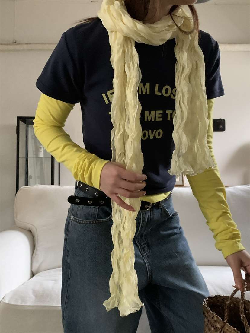 JKICHI東大門代購女裝新款人氣推薦真品圍巾披肩雪紡圍巾JKICHI圍巾/披肩