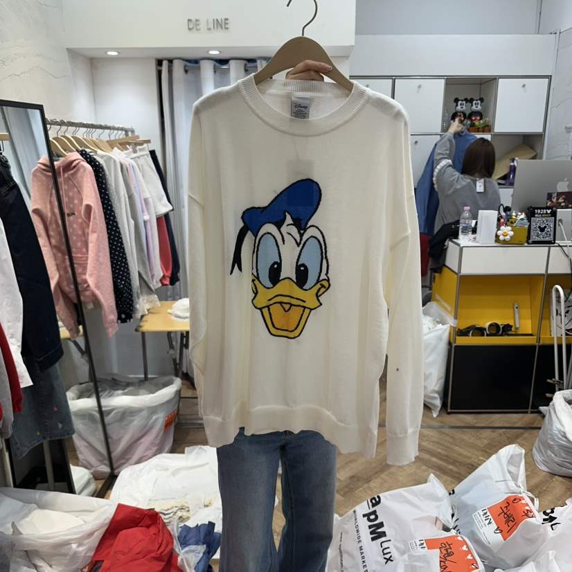 DE LINE東大門實拍女士新款休閑人氣時尚真品推薦針織衫DE LINE針織衫