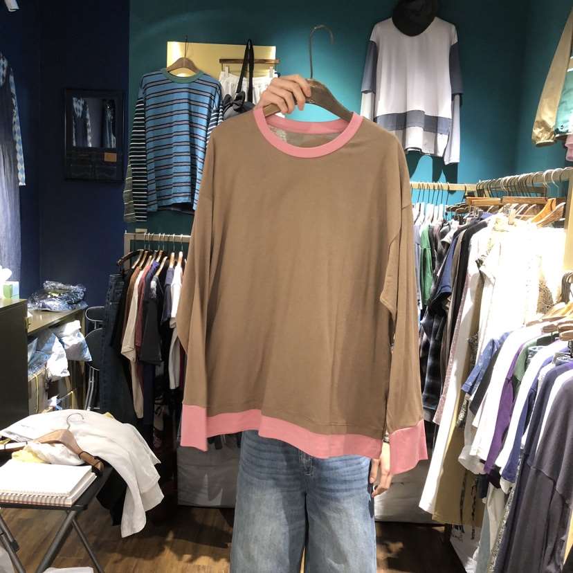 MERCI LINDA韓國代購女士新款職業推薦時尚休閑熱賣長袖T恤MERCI LINDA長袖T恤