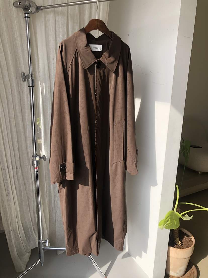 PAIRING東大門直郵女士新款職業休閑時尚26春夏長款風衣長款PAIRING長款風衣