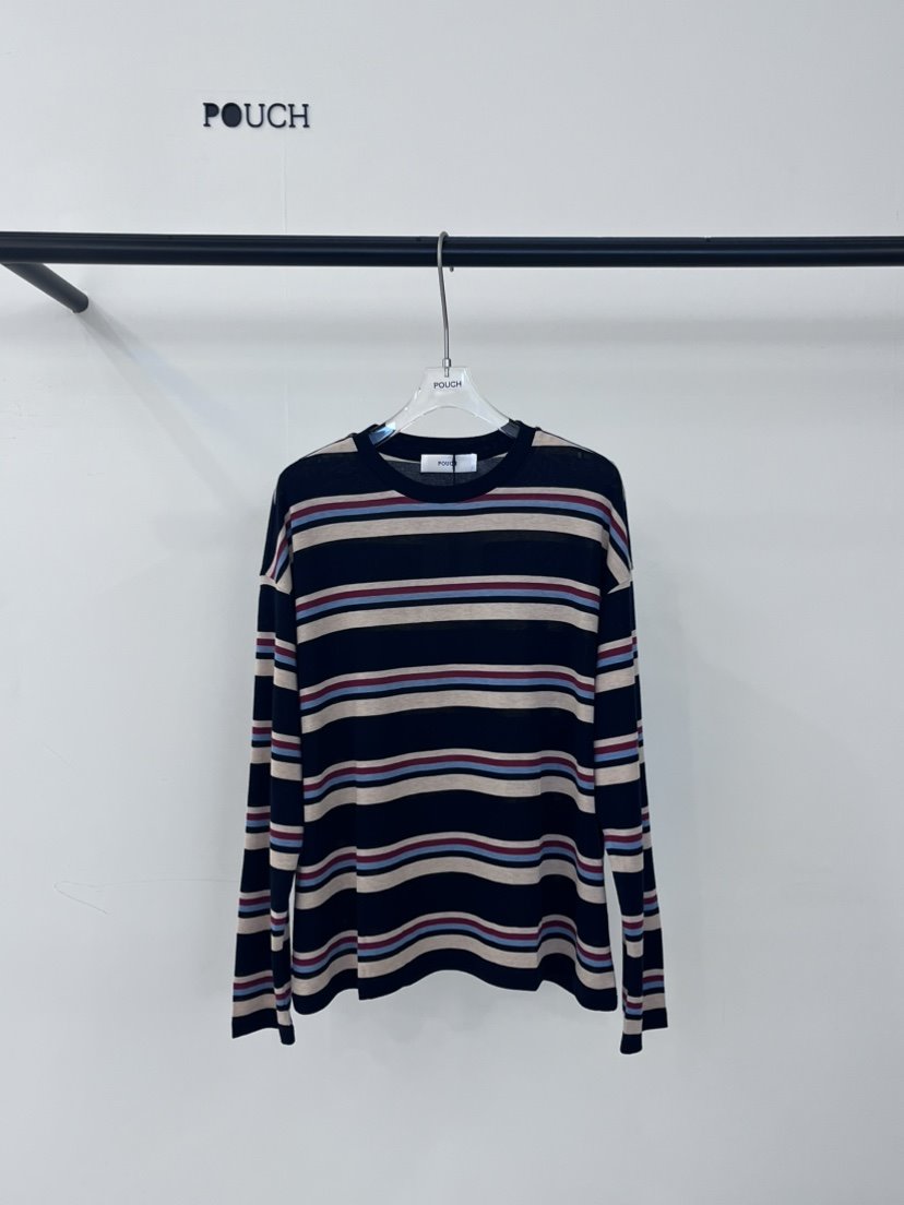 POUCH韓國直郵女士新款熱賣休閑26春夏推薦真品時尚針織衫POUCH針織衫