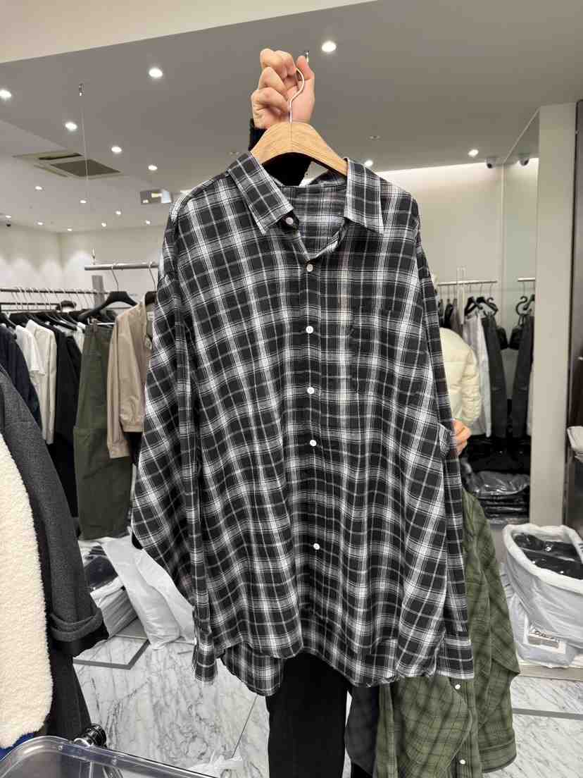 PAIRING韓國代購女士新款休閑時尚真品襯衫蕾絲衫格紋亞麻PAIRING襯衫/蕾絲衫