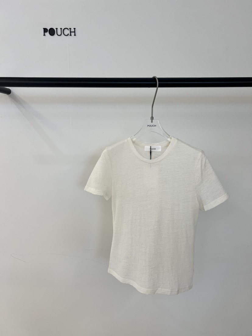 POUCH韓國代購女裝新品時尚休閑真品職業推薦26春夏熱賣T恤POUCHT恤