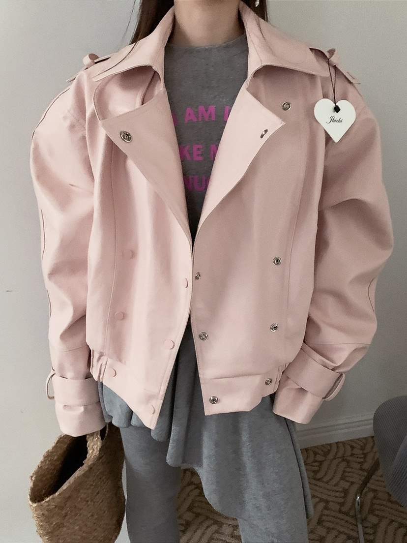 JKICHI東大門實拍女裝新款人氣26春夏職業推薦真品夾克皮革JKICHI夾克