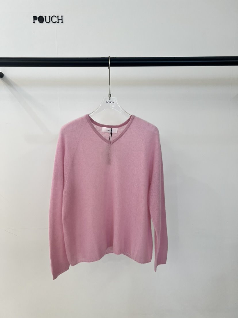 POUCH韓國直郵女士新款推薦26春夏熱賣真品休閑人氣針織衫POUCH針織衫