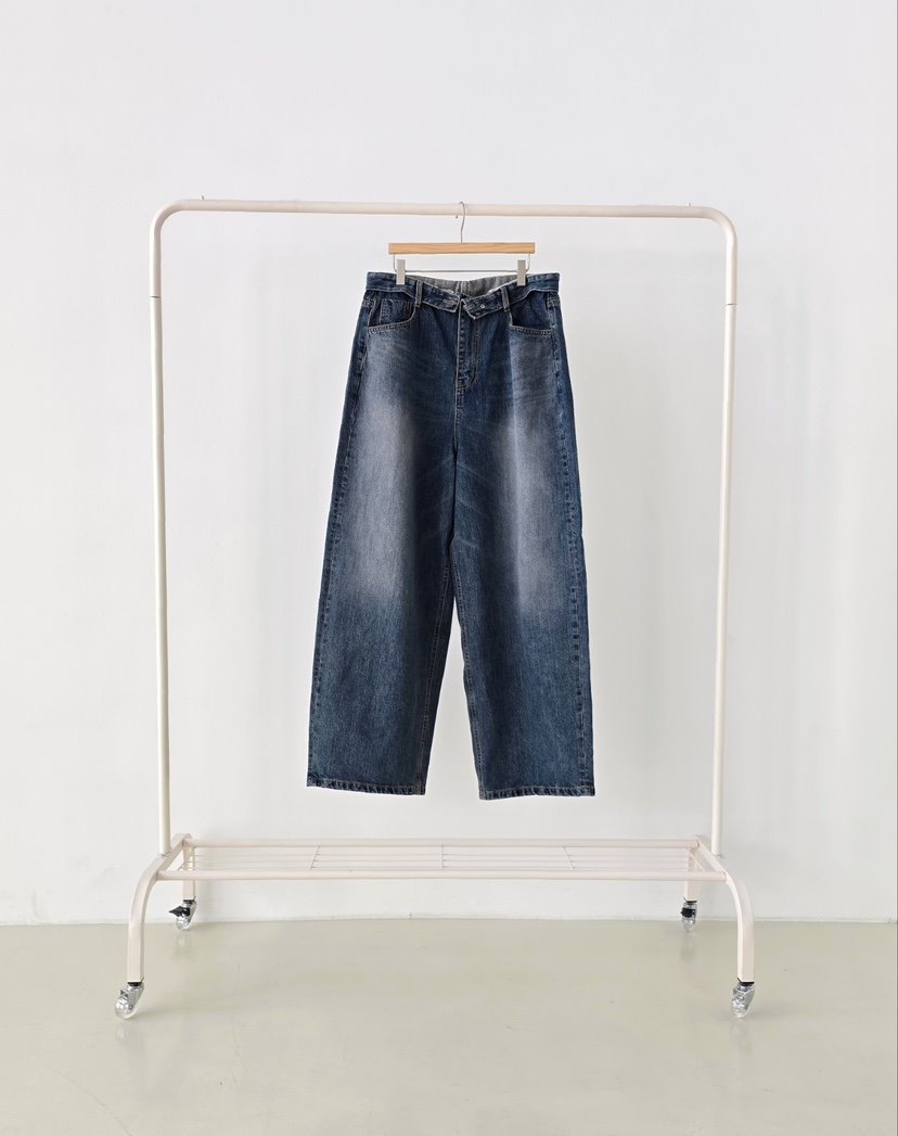 J SHOP韓國直郵女士新款26春夏真品推薦職業人氣牛仔褲復古J_SHOP牛仔褲