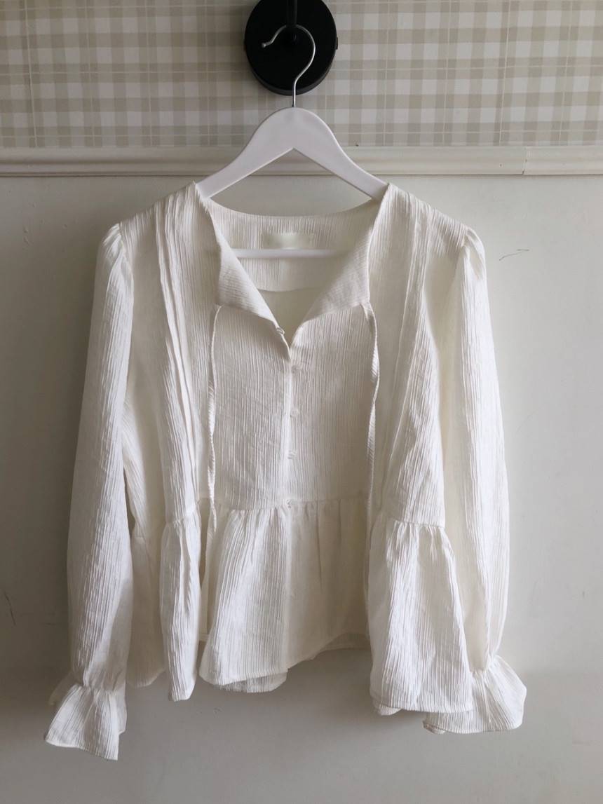 FRILL-T/DADA韓國代購女裝新品推薦26春夏熱賣襯衫蕾絲衫FRILL-T/DADA襯衫/蕾絲衫