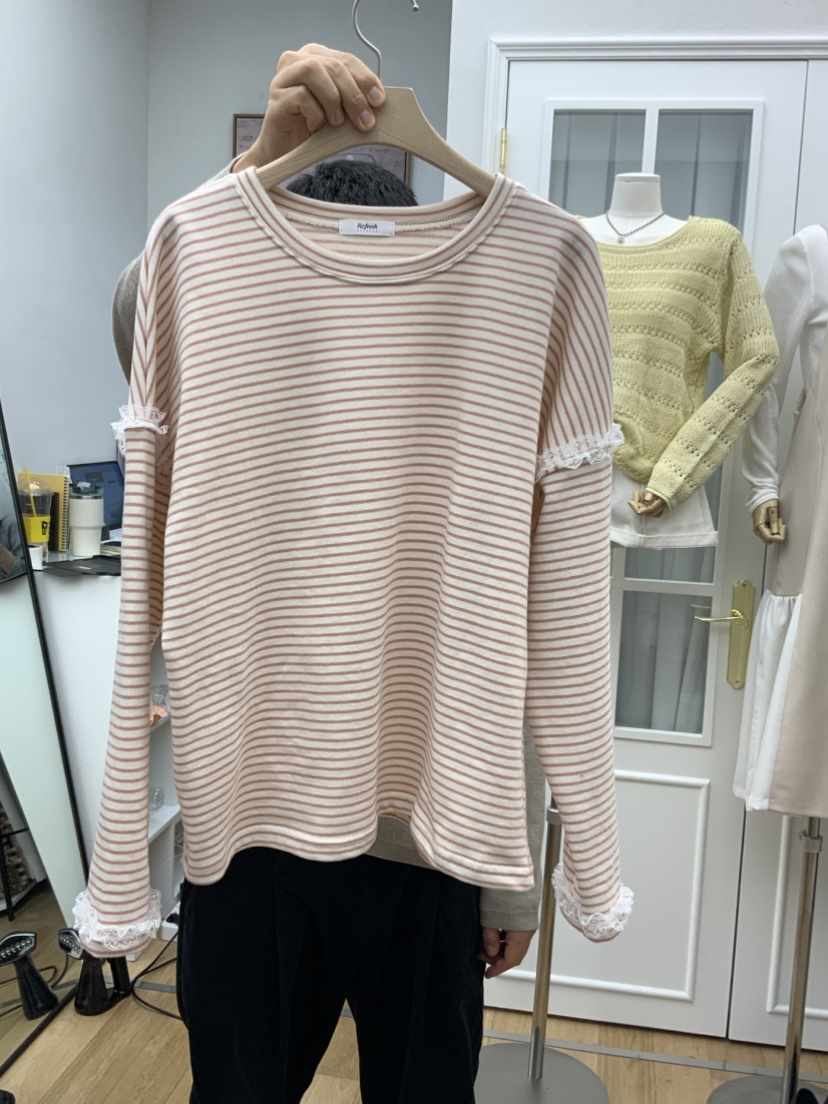 RE:FRESH-L東大門直郵女士新款熱賣職業休閑推薦長袖T恤RE:FRESH長袖T恤