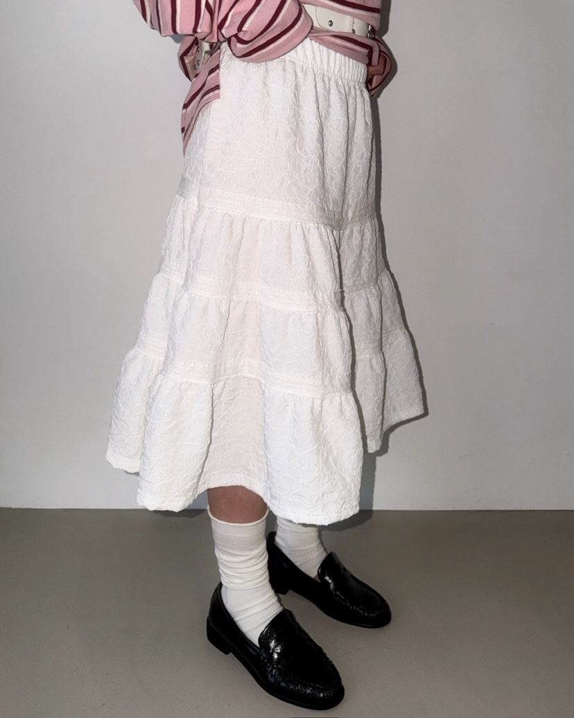 AWESOMESAUCE韓國直郵女裝新款人氣26春夏時尚半身裙中短裙AWESOME SAUCE半身裙/中短裙