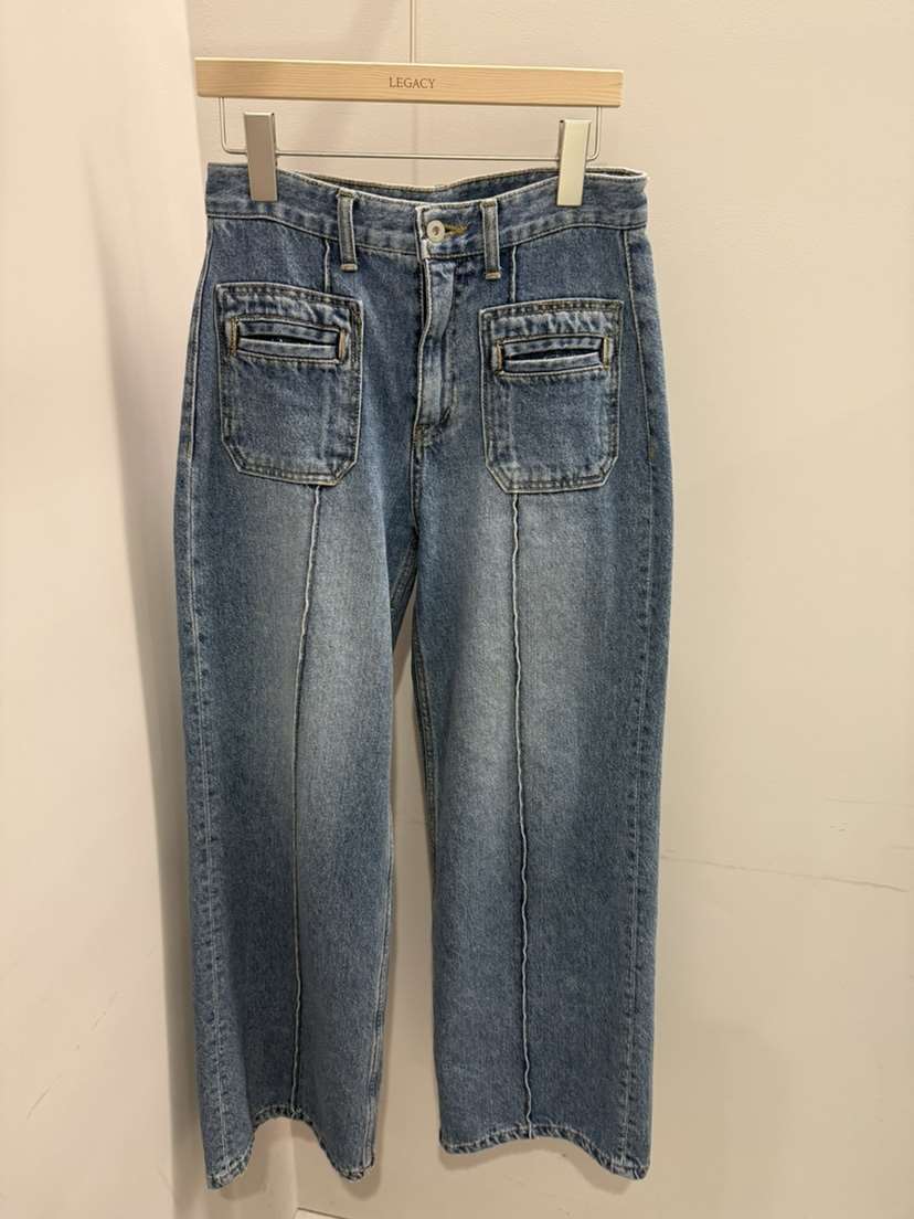 LEGACY韓國直郵女裝新品推薦休閑26春夏時尚熱賣牛仔褲口袋LEGACY牛仔褲
