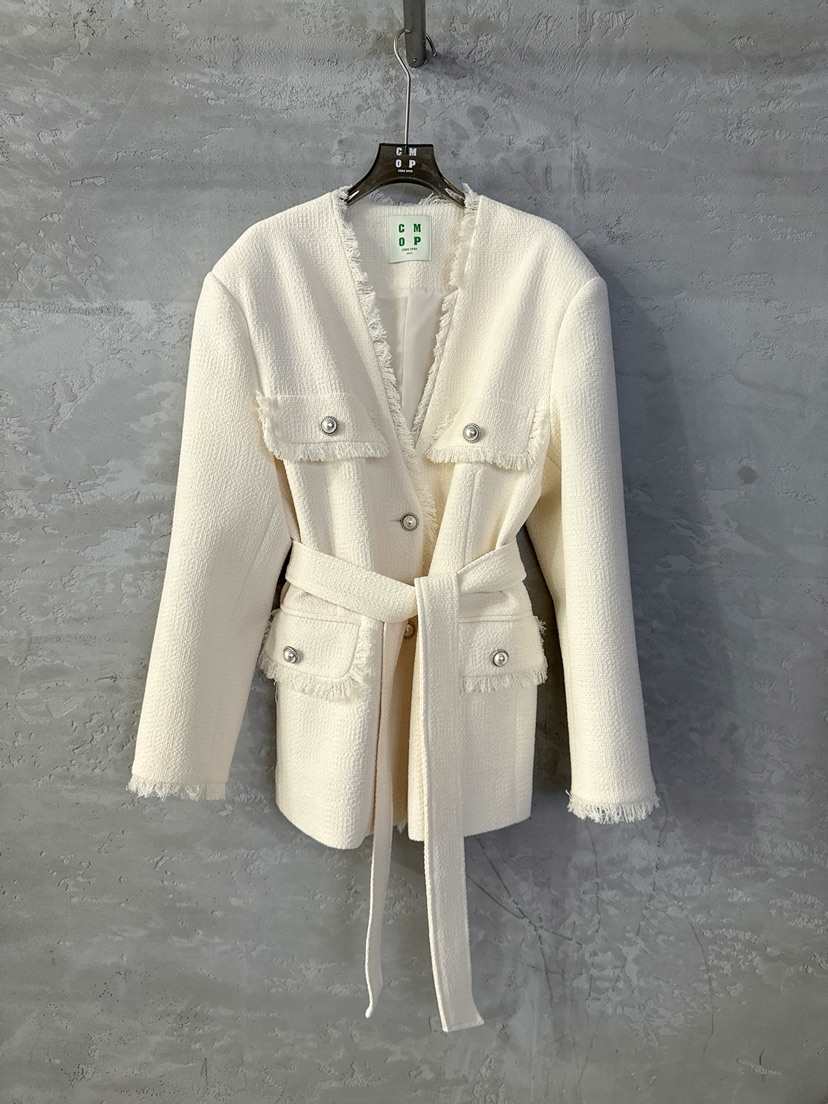 COME OPEN/HAPER韓國代購女士新款職業26春夏夾克含腰帶COME OPEN/HAPER夾克