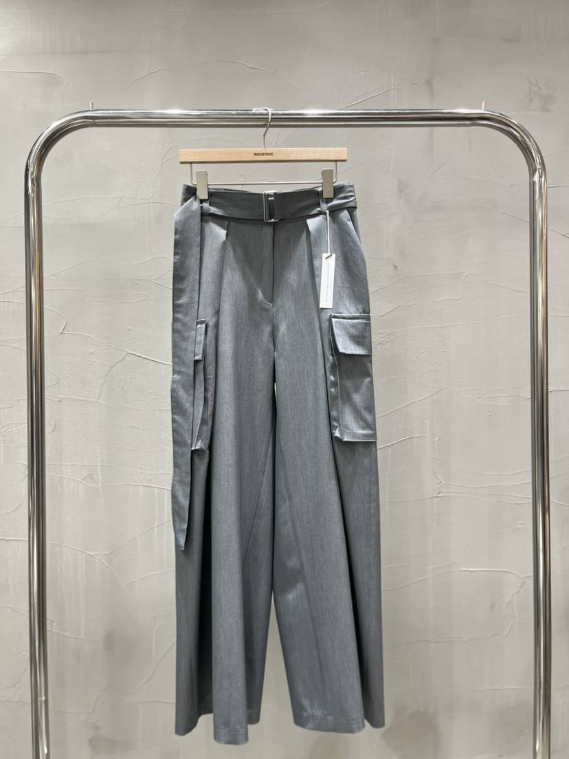 INSSENSE-A東大門實拍女士新款推薦職業熱賣時尚休閑褲腰帶INSSENSE-A休閑褲