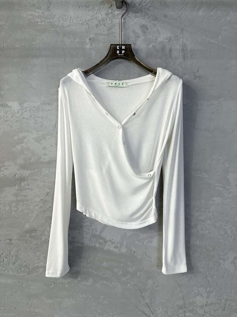 COME OPEN/HAPER東大門代購女士新款時尚真品長袖T恤鏤空COME OPEN/HAPER長袖T恤