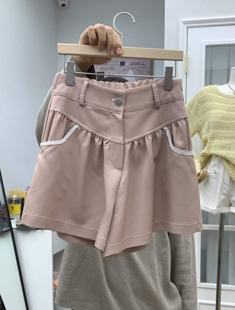 RE:FRESH-L東大門代購女裝新款職業26春夏休閑人氣短褲口袋RE:FRESH短褲