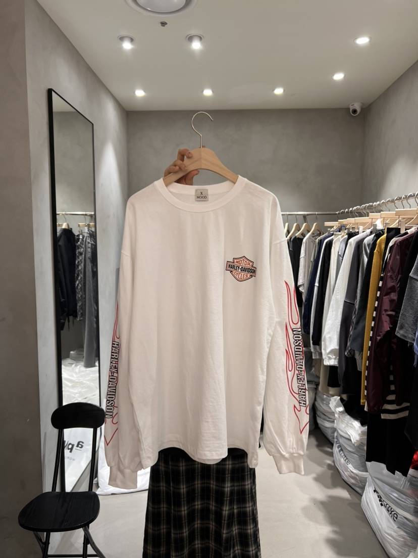 X-MOOD東大門實拍女裝新品時尚休閑人氣26春夏推薦長袖T恤X-MOOD長袖T恤