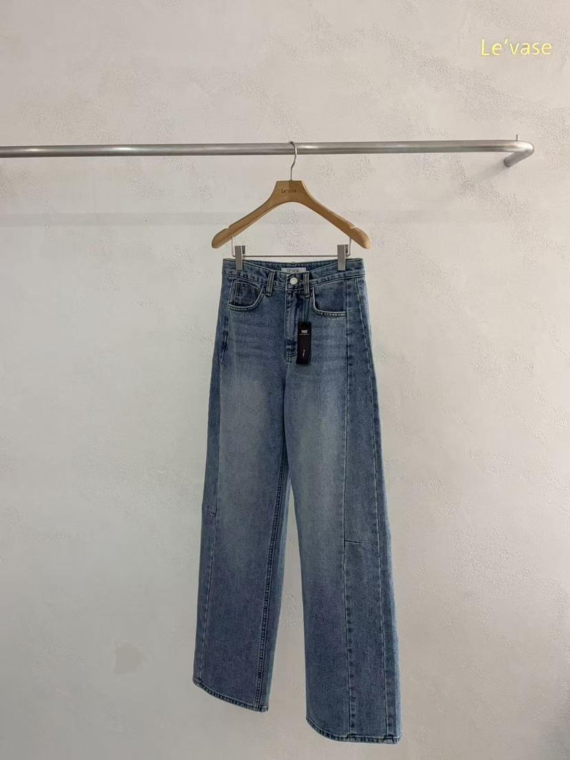 LE VASE東大門實拍女士新品熱賣推薦時尚職業真品牛仔褲LE VASE牛仔褲