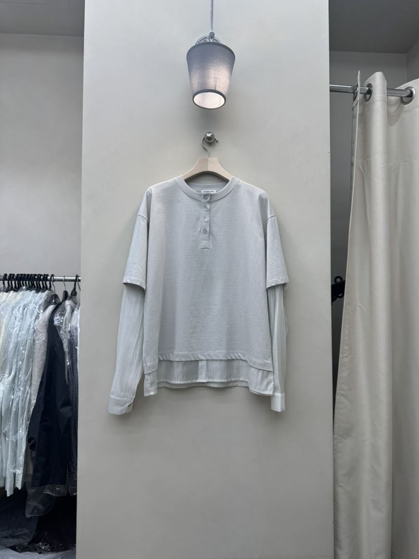 NOTHING韓國直郵女裝新品真品熱賣休閑推薦長袖T恤假兩件NOTHING長袖T恤