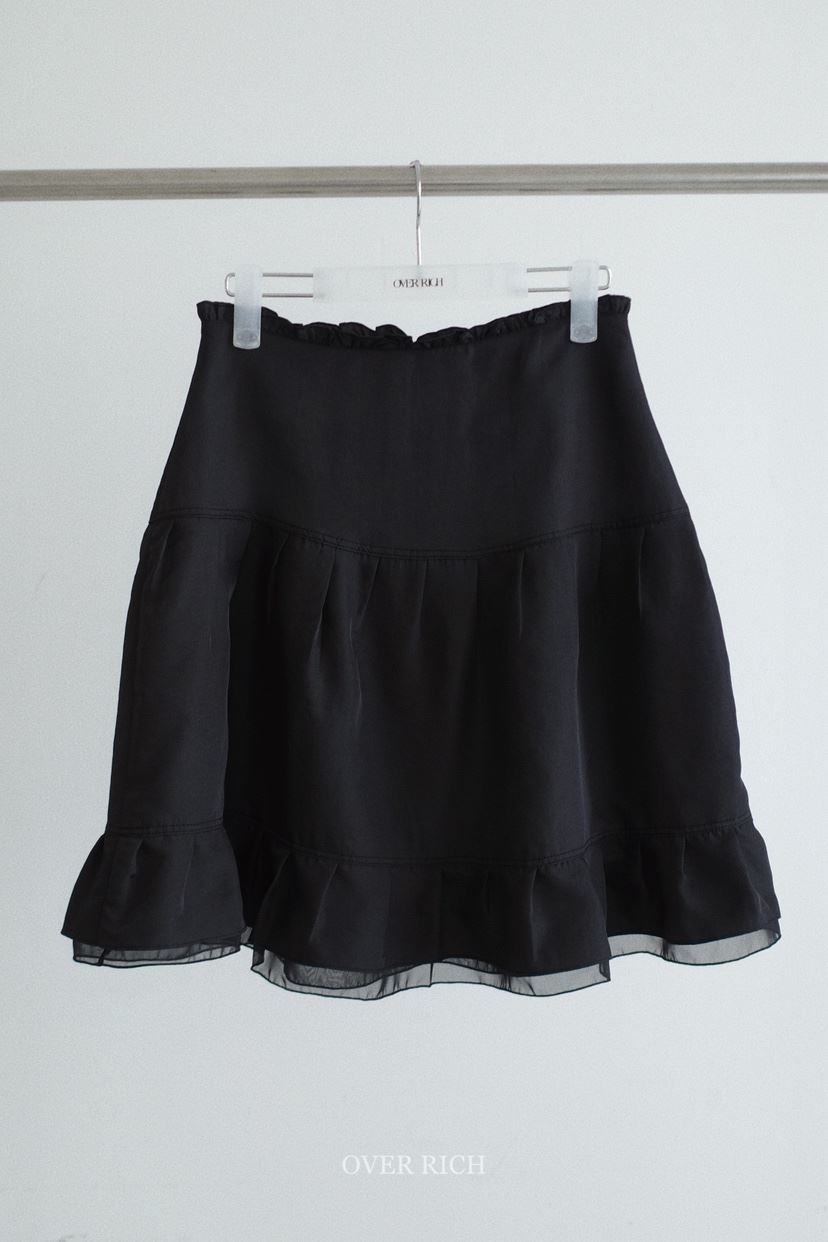 OVER RICH韓國代購女士新品熱賣時尚休閑人氣半身裙中短裙OVER RICH半身裙/中短裙