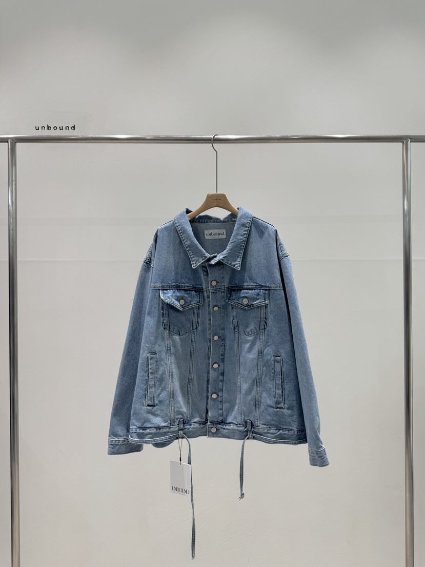 UNBOUND韓國直郵女士新款真品人氣26春夏休閑夾克寬松牛仔UNBOUND夾克