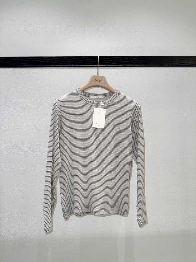 NDE韓國直郵女士新品26春夏真品推薦人氣熱賣休閑長袖T恤BOHEME_NDE長袖T恤