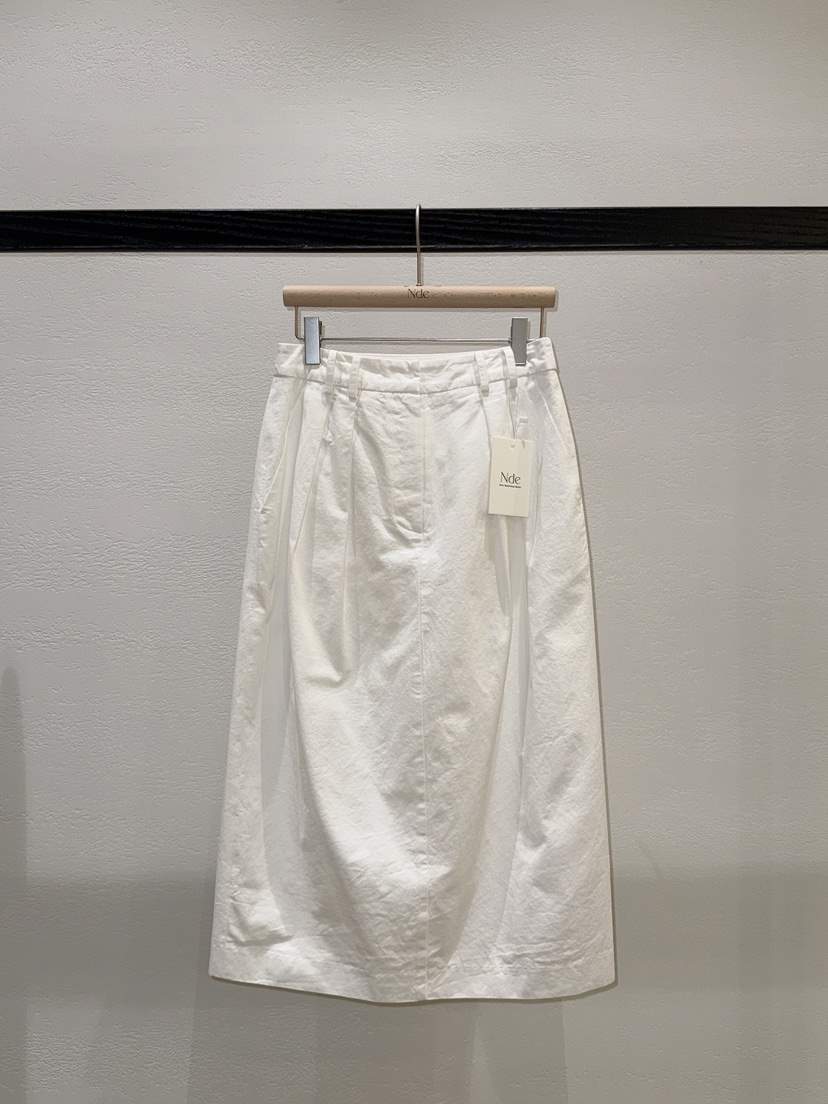 NDE東大門實拍女裝新款職業人氣熱賣真品26春夏長裙棉質褶裥BOHEME_NDE長裙