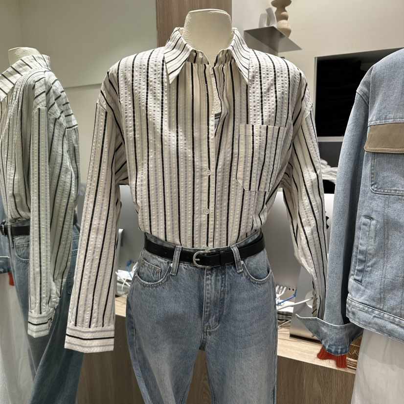 MELO韓國代購女裝新款休閑職業熱賣時尚26春夏襯衫蕾絲衫MELO襯衫/蕾絲衫