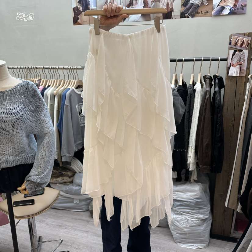 STICK WITH東大門代購女裝新款26春夏休閑時尚推薦真品長裙STICK WITH長裙