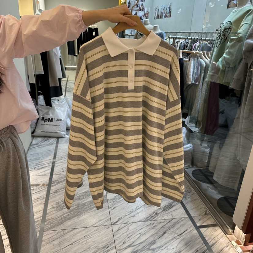 MIENNE東大門直郵女士新款推薦時尚真品職業熱賣26春夏長袖T恤MIENNE長袖T恤