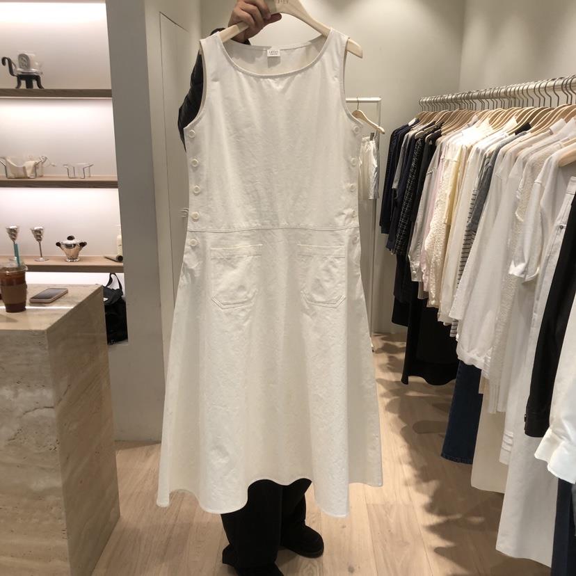 LIFFEY東大門實拍女裝新品推薦職業真品人氣連衣裙口袋紐扣LIFFEY連衣裙