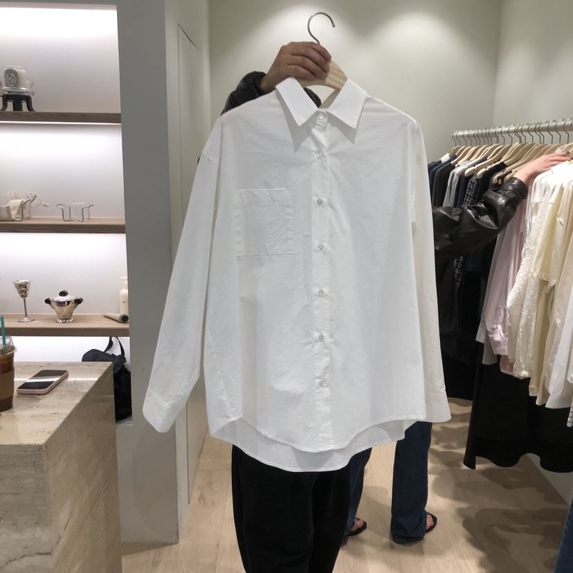 LIFFEY韓國直郵女士新品職業真品人氣推薦時尚襯衫蕾絲衫LIFFEY襯衫/蕾絲衫