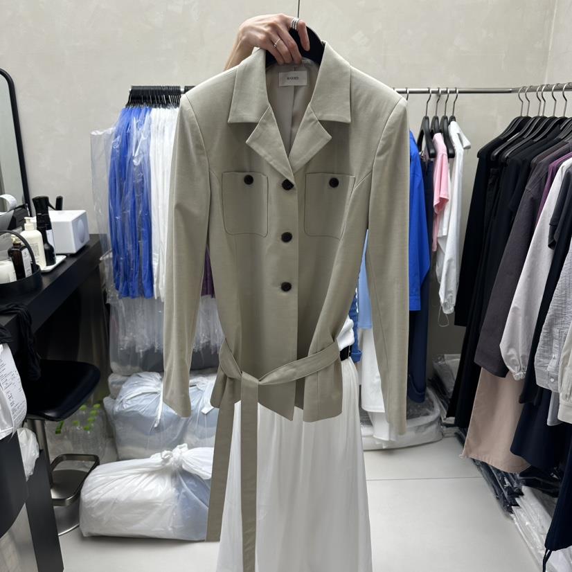 MARINER東大門直郵女士新款休閑真品時尚26春夏夾克含腰帶MARINER夾克