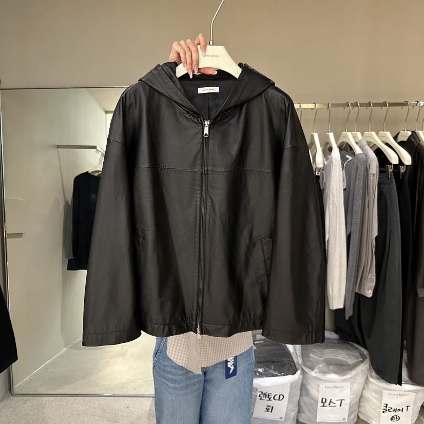 LIMED SPRUCE東大門直郵女裝新品職業休閑推薦26春夏皮衣牛皮Limed Spruce皮衣