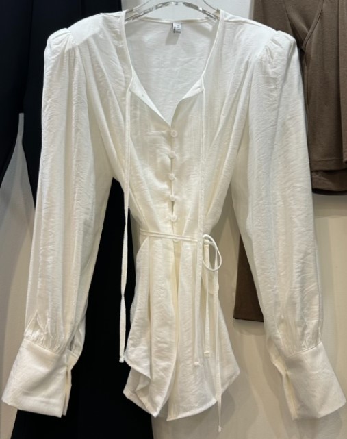 BILLION-L韓國直郵女裝新款熱賣人氣26春夏休閑襯衫蕾絲衫BILLION-L襯衫/蕾絲衫