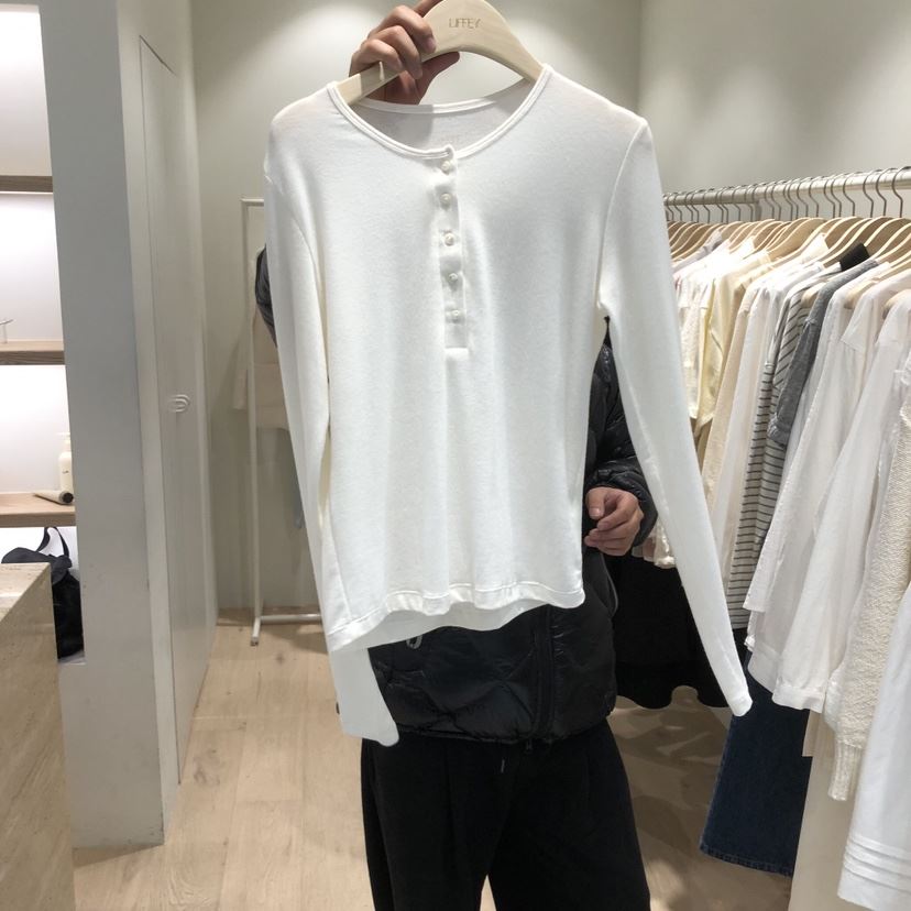 LIFFEY韓國直郵女士新款26春夏休閑真品人氣職業推薦長袖T恤LIFFEY長袖T恤