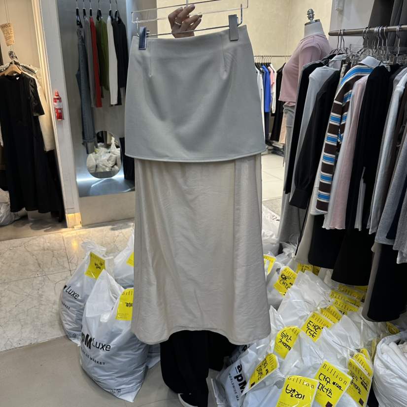 BILLION-L東大門代購女士新品真品人氣時尚休閑26春夏長裙BILLION-L長裙