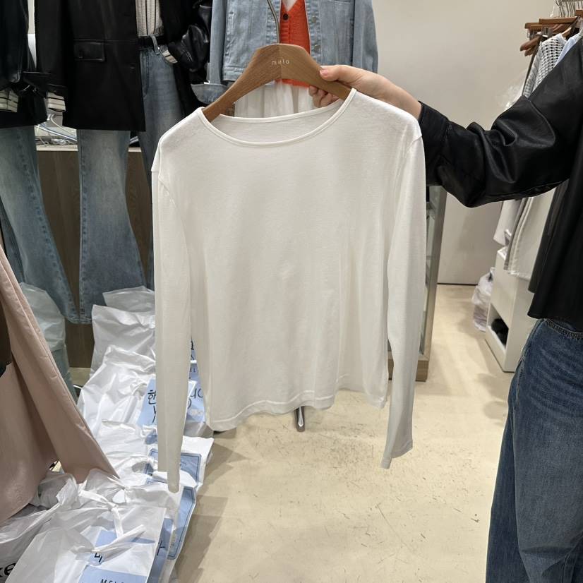 MELO東大門直郵女士新款時尚真品熱賣26春夏推薦休閑長袖T恤MELO長袖T恤