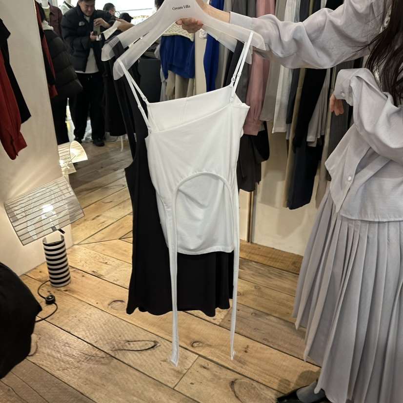 CREAM VILLA東大門直郵女裝新款26春夏吊帶背心CREAMVILLA吊帶/背心