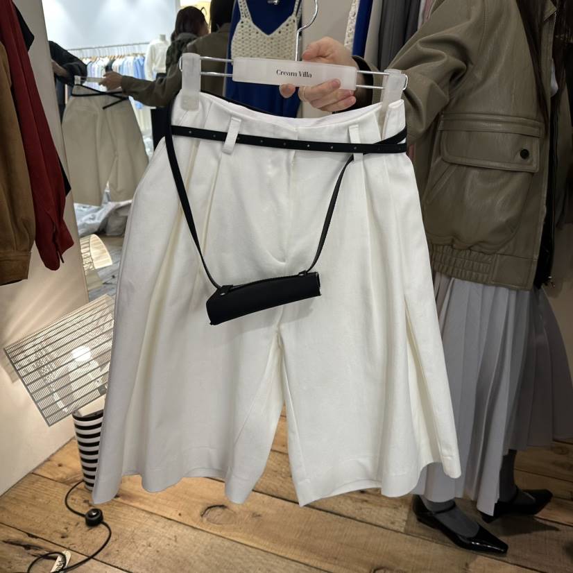 CREAM VILLA東大門直郵女裝新品時尚短褲不含腰帶CREAMVILLA短褲