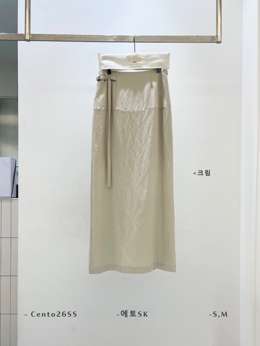 CENTO韓國直郵女裝新款26春夏職業真品休閑推薦人氣熱賣長裙CENTO長裙